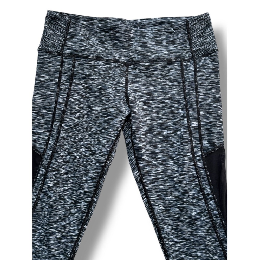 Lululemon Drop it like it's hot Crop Leggings Yoga Running Athletic Black Sz 6 - Picture 15 of 16